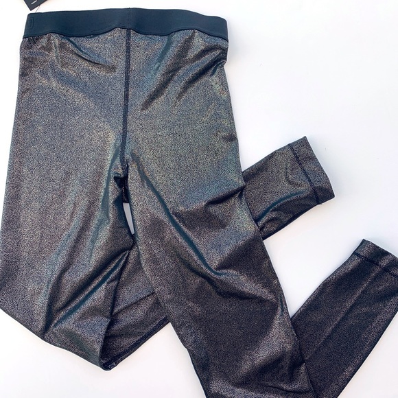 NWT Nike Pro Cool Sparkle Tights Dri-Fit - Picture 3 of 4